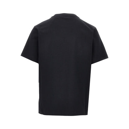 BURBERRY Flocked EKD motif T-shirt