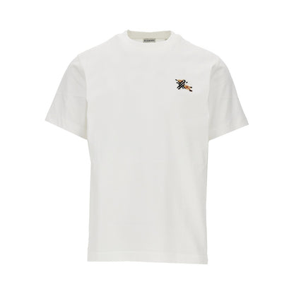 BURBERRY Flocked EKD motif T-shirt