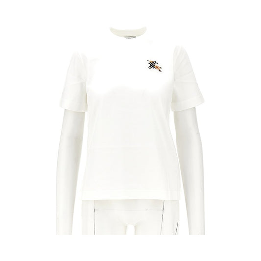 Burberry Knight Check embroidery T-shirt