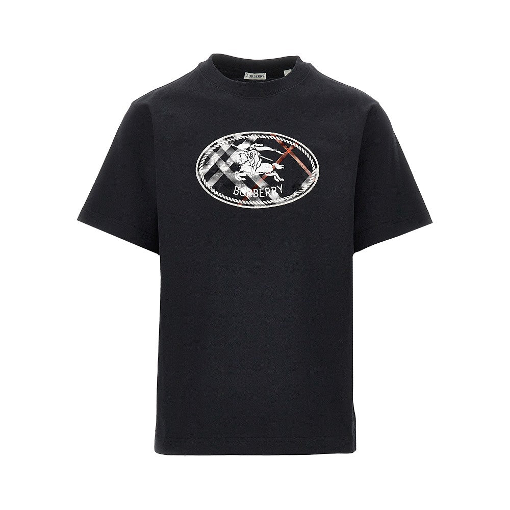 BURBERRY Knight Stamp' embroidery T-shirt