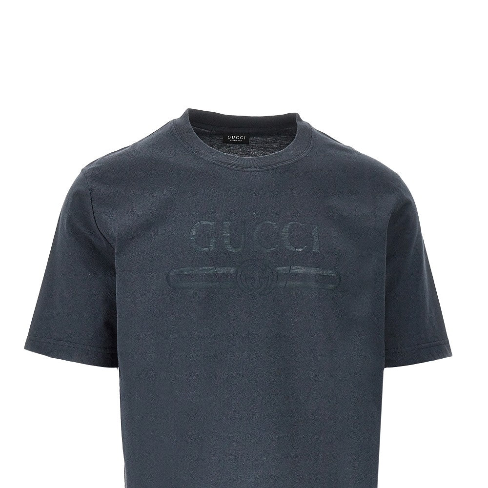GUCCI Devoré crest T-shirt