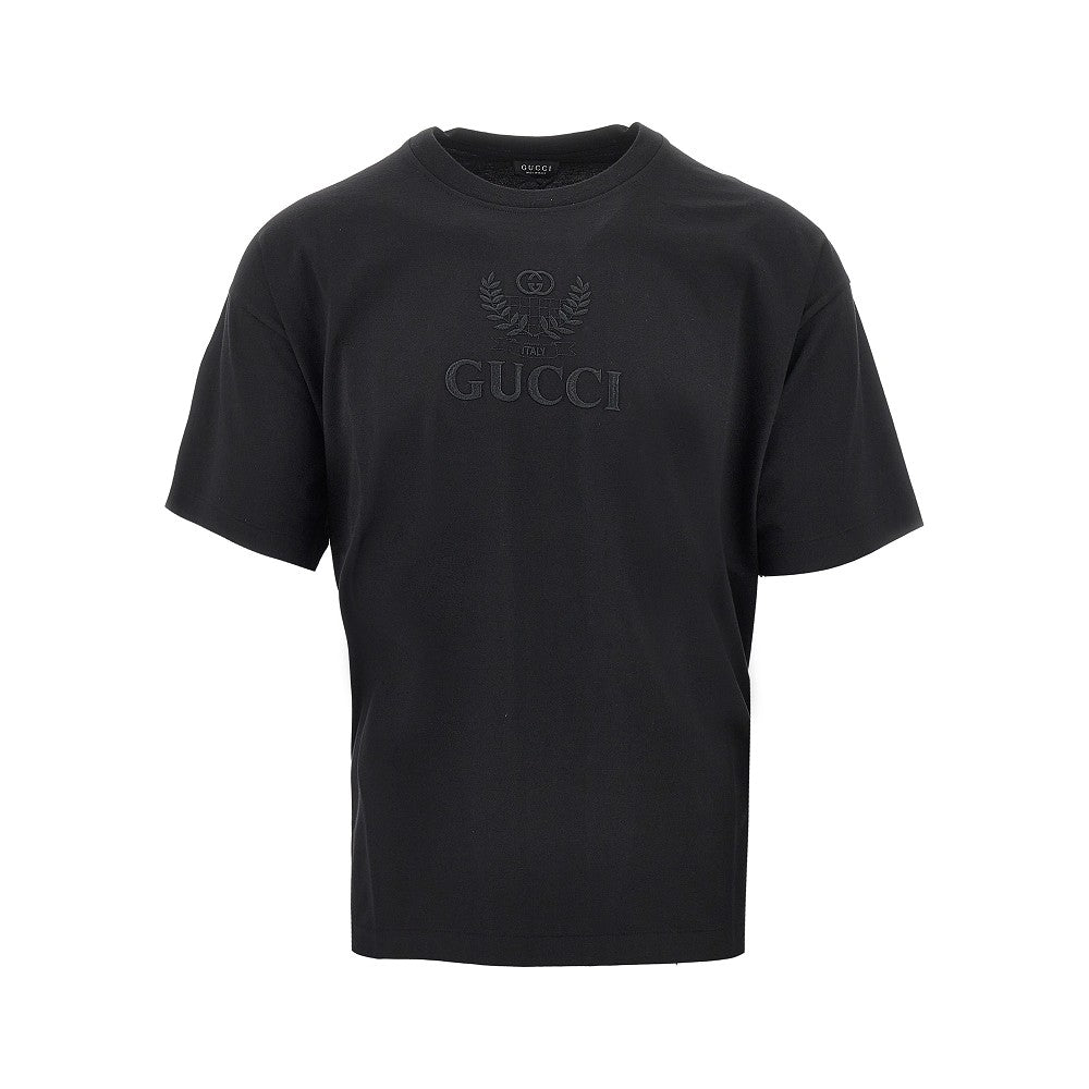 GUCCI Gucci crest embroidery T-shirt
