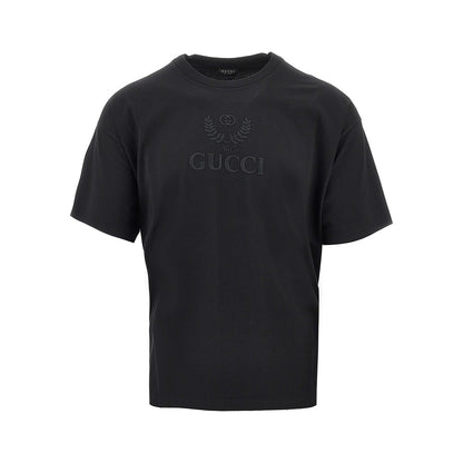 GUCCI Gucci crest embroidery T-shirt