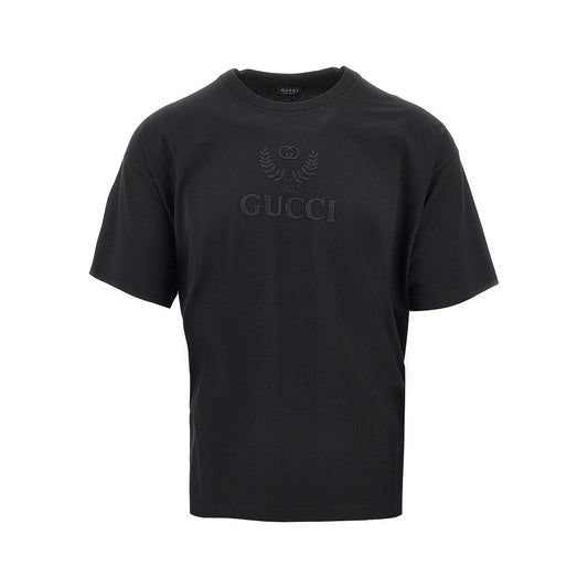 GUCCI Gucci crest embroidery T-shirt