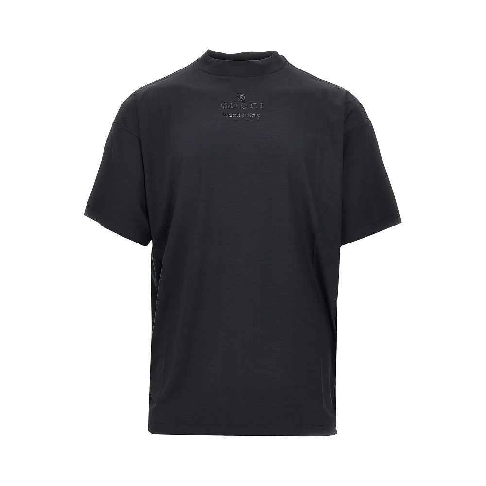 Gucci Glittered logo modal jersey T-shirt
