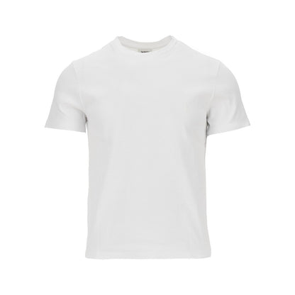 SAINT LAURENT Cotton T-shirt with logo embroidery