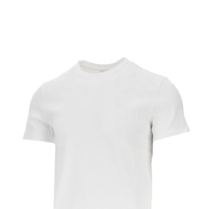 SAINT LAURENT Cotton T-shirt with logo embroidery