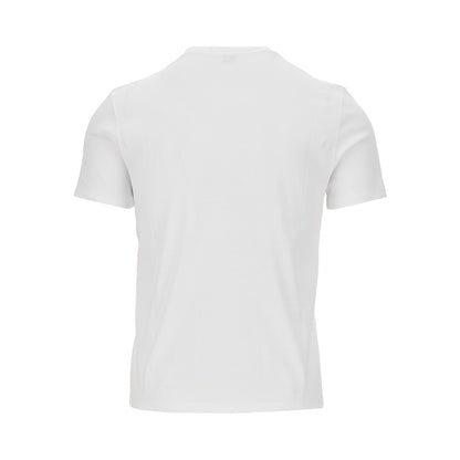 SAINT LAURENT Cotton T-shirt with logo embroidery