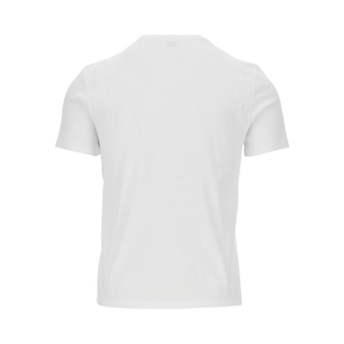 SAINT LAURENT Cotton T-shirt with logo embroidery