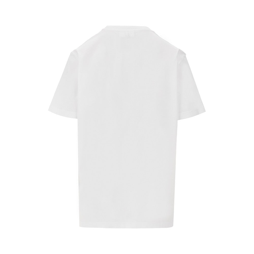 Ganni Cotton T-shirt with 'Strawberry' print