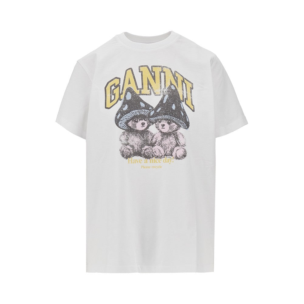 Ganni 'Mushroom Teddy' print T-shirt