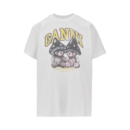 Ganni 'Mushroom Teddy' print T-shirt