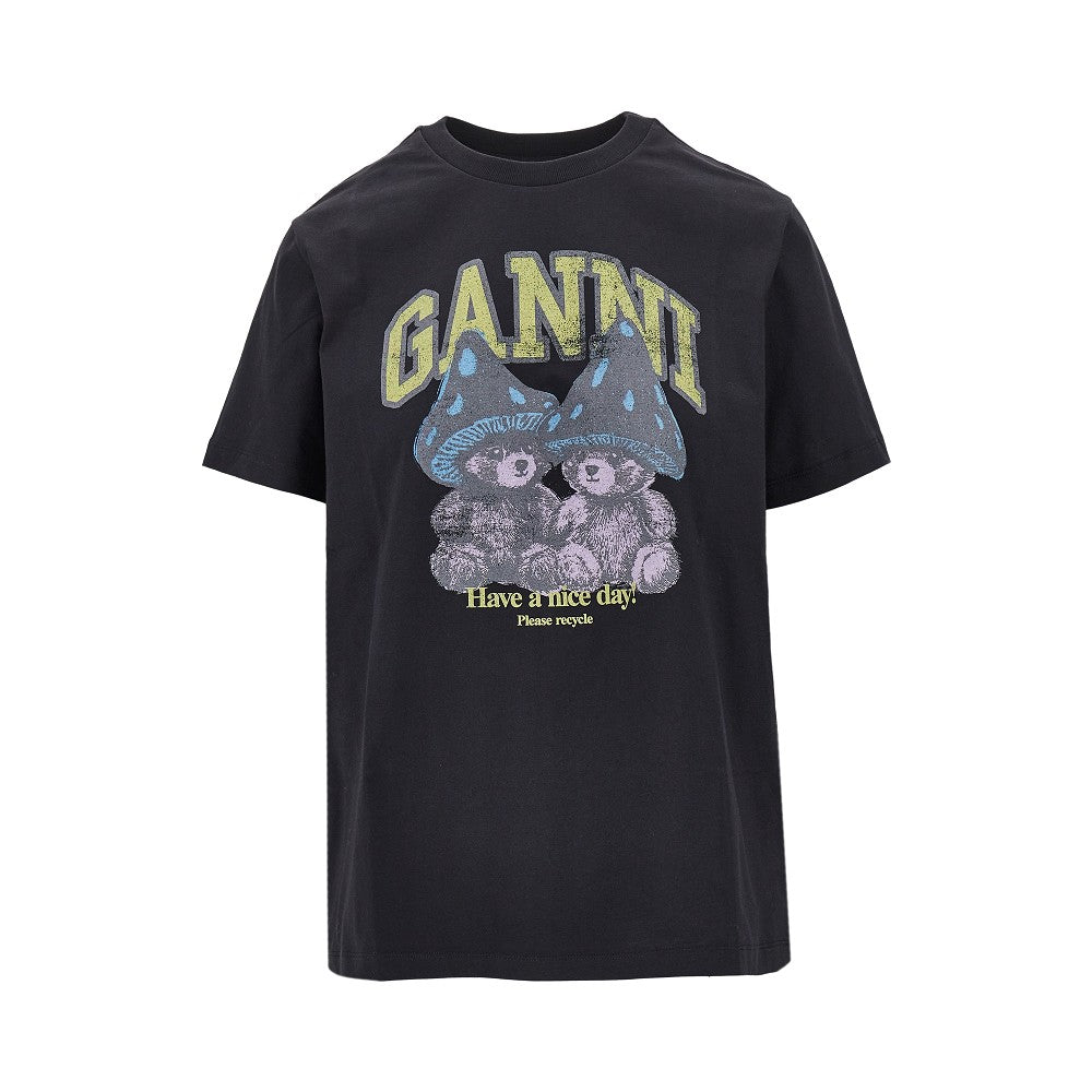 Ganni 'Mushroom Teddy' print T-shirt