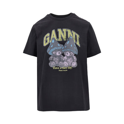 Ganni 'Mushroom Teddy' print T-shirt