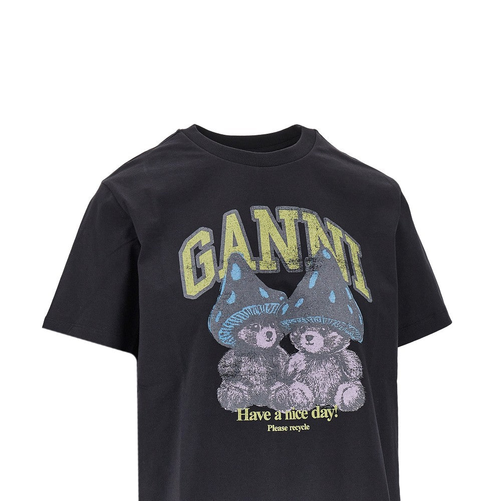 Ganni 'Mushroom Teddy' print T-shirt