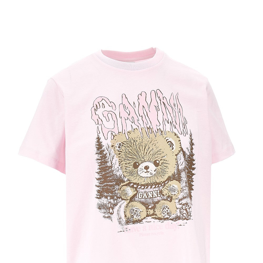 Ganni 'Forest Teddy' print T-shirt