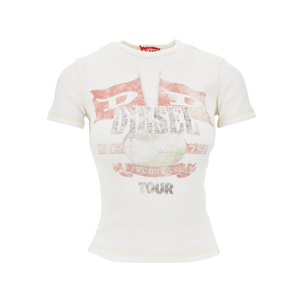 DIESEL Marsy' ribbed cotton T-shirt