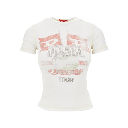 DIESEL Marsy' ribbed cotton T-shirt