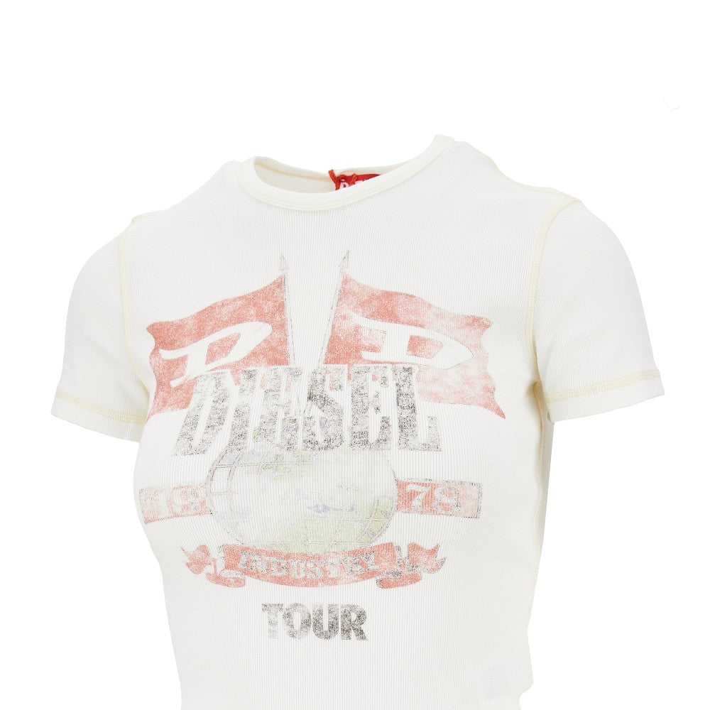 DIESEL Marsy' ribbed cotton T-shirt