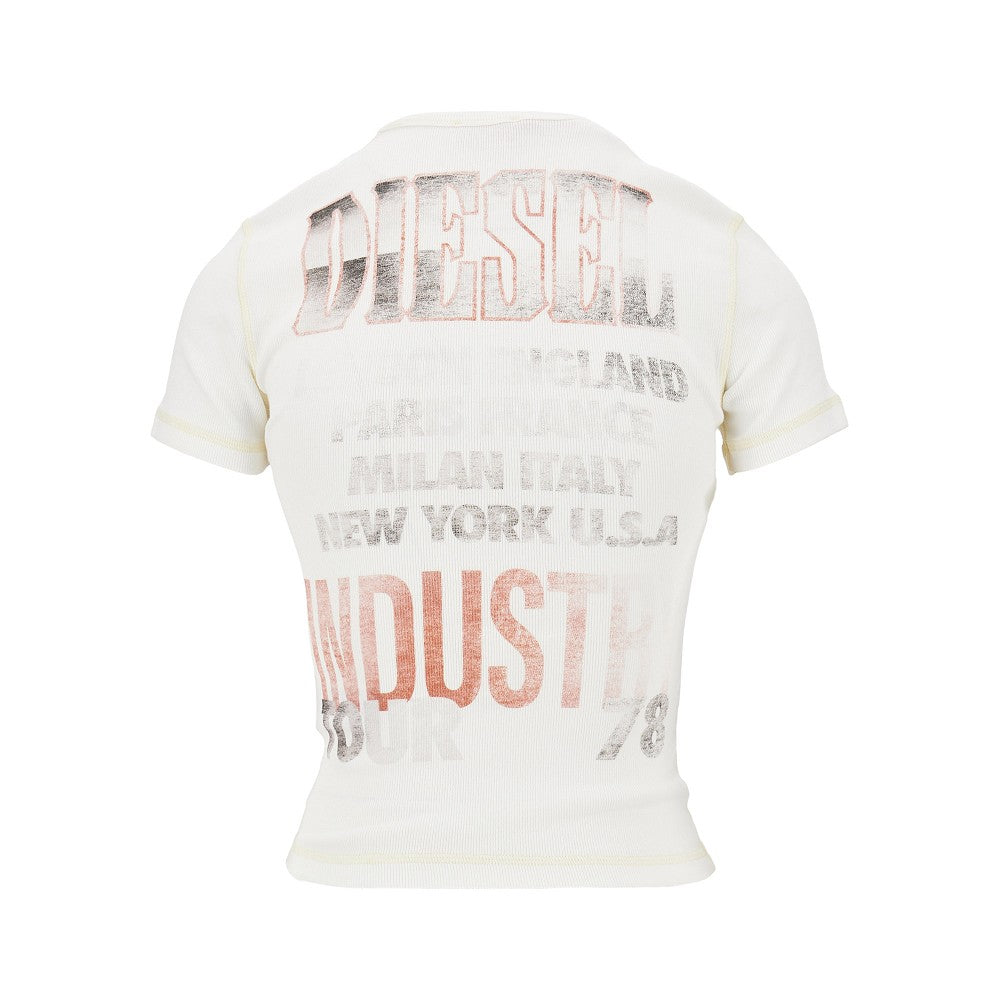 DIESEL Marsy' ribbed cotton T-shirt