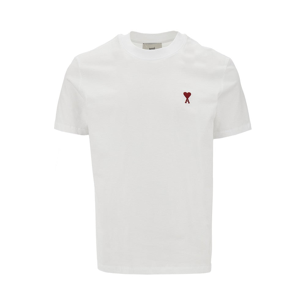 AMI Ami de Coeur embroidery T-shirt