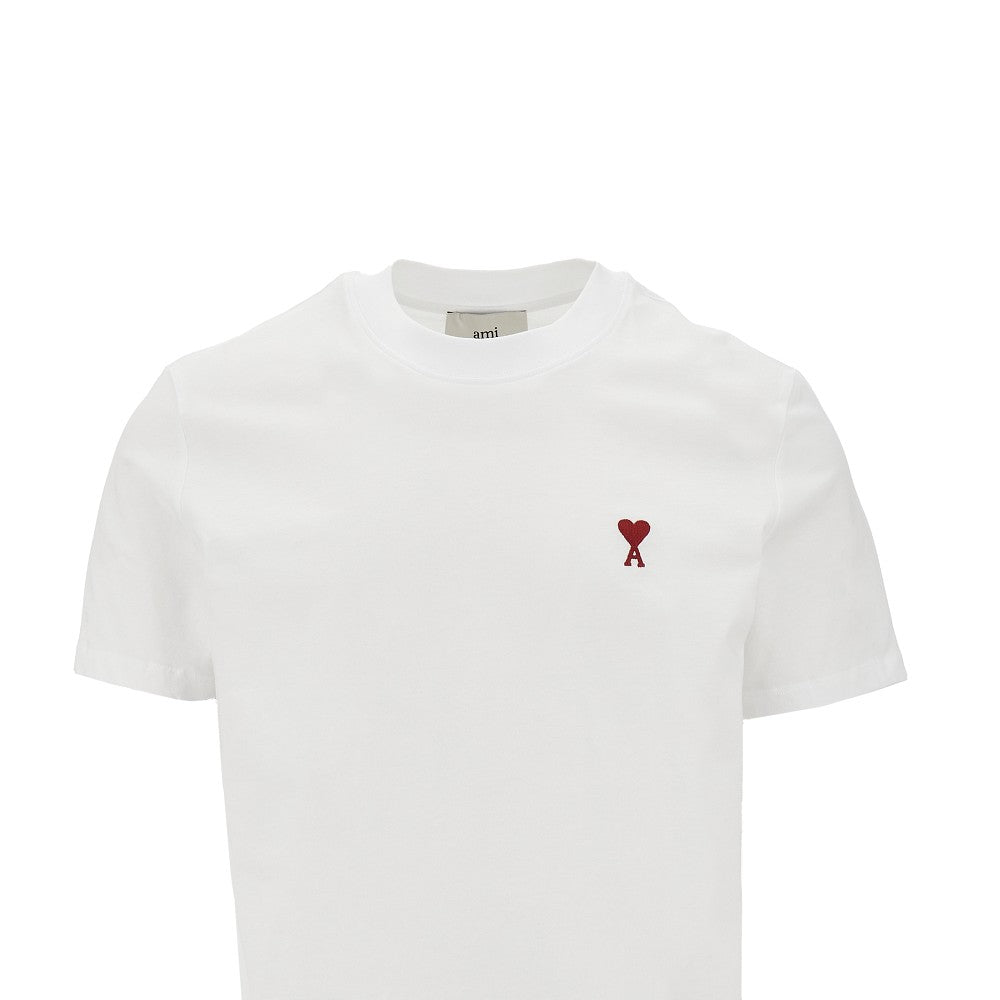 AMI Ami de Coeur embroidery T-shirt