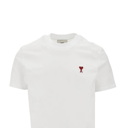 AMI Ami de Coeur embroidery T-shirt