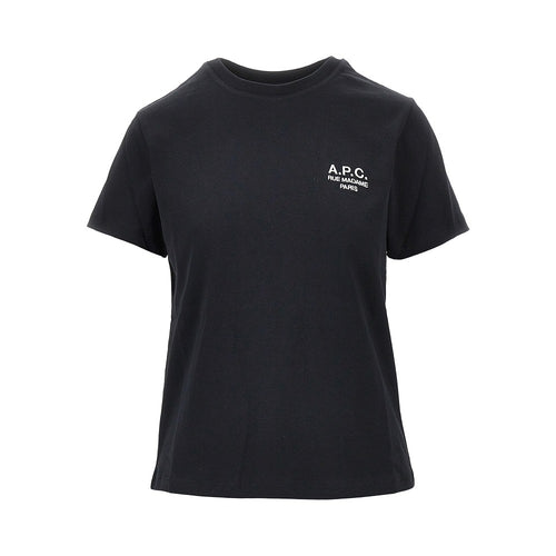 A.P.C. Jersey T-shirt with logo embroidery