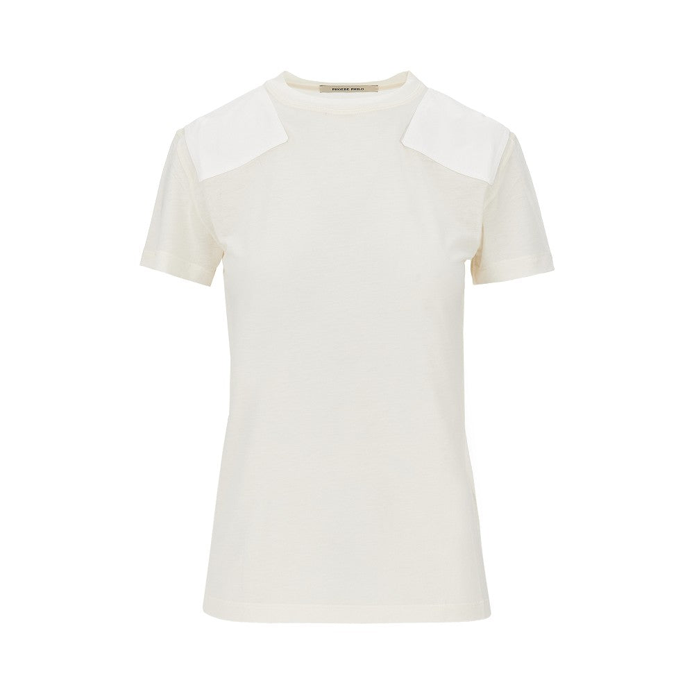 Phoebe Philo Cotton and lyocell T-shirt with patch