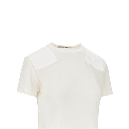 Phoebe Philo Cotton and lyocell T-shirt with patch
