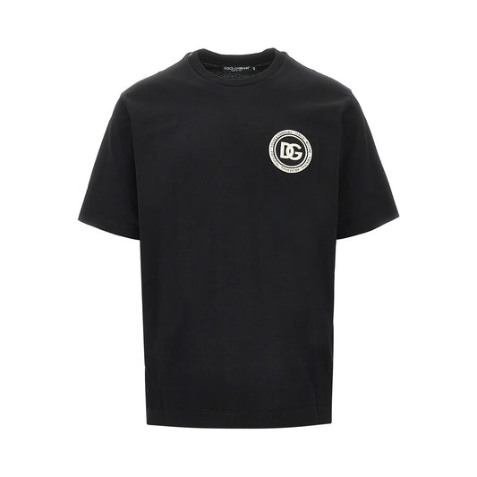 DOLCE&GABBANA Logo patch T-shirt