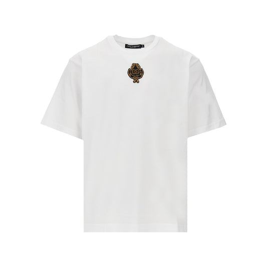 DOLCE&GABBANA Embroidered patch Boxy T-shirt
