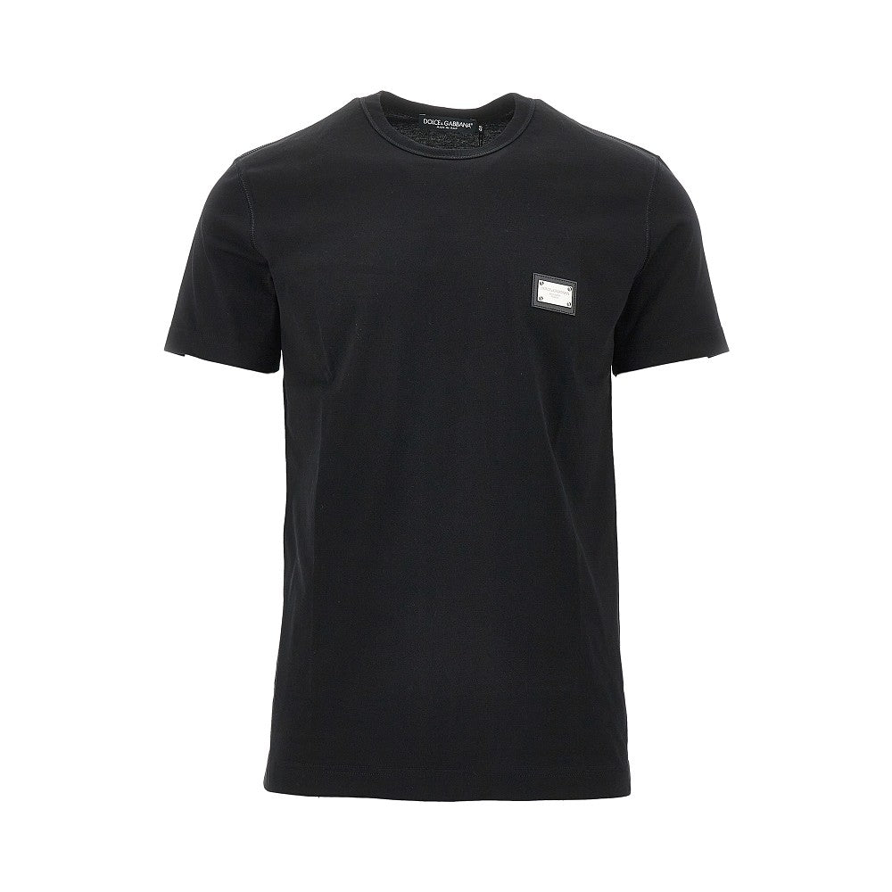DOLCE&GABBANA Logo plate T-shirt