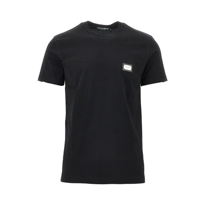 DOLCE&GABBANA Logo plate T-shirt