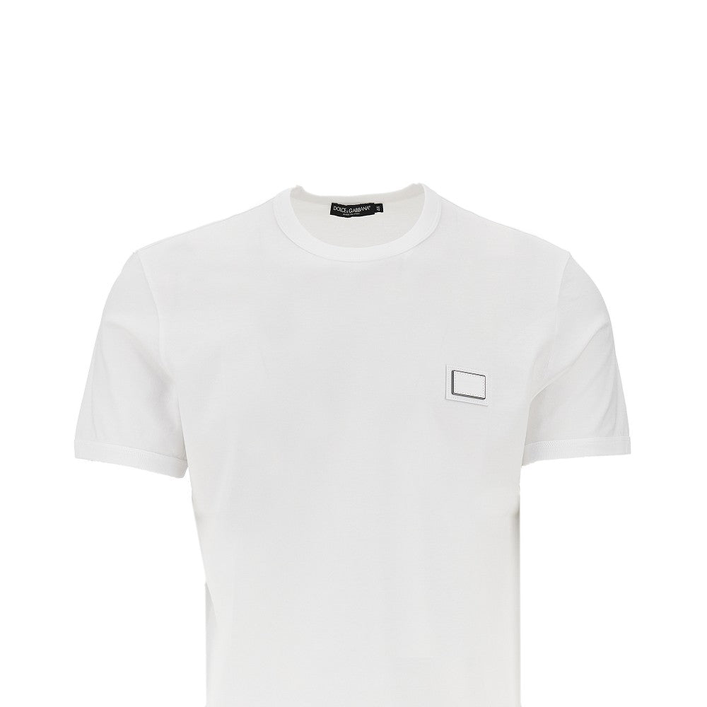 DOLCE&GABBANA Logo plate T-shirt