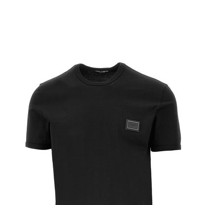 DOLCE&GABBANA Logo plate T-shirt
