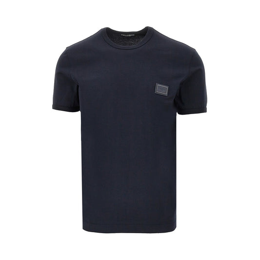 DOLCE&GABBANA Logo plate T-shirt