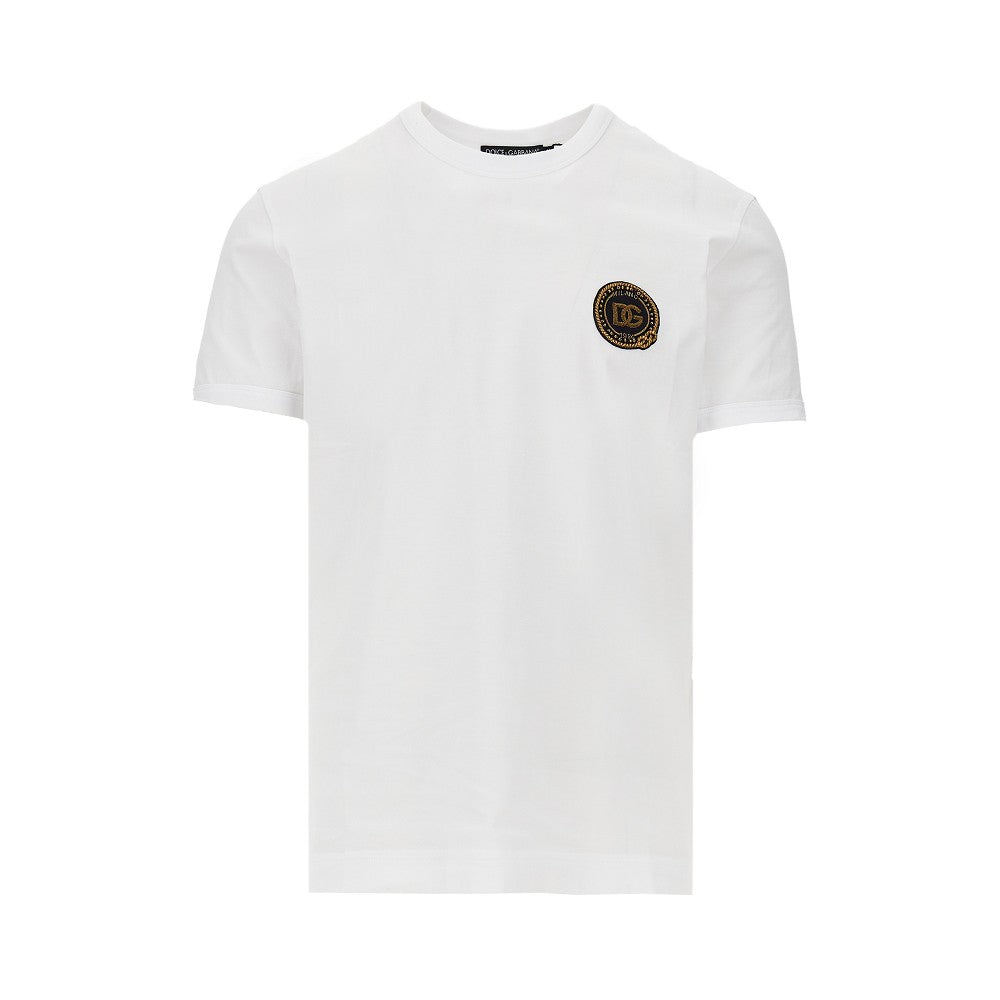 DOLCE&GABBANA Embroidered patch T-shirt