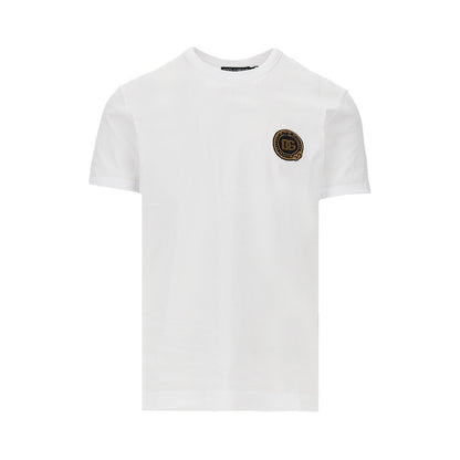 DOLCE&GABBANA Embroidered patch T-shirt