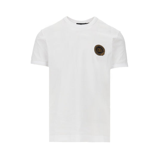 DOLCE&GABBANA Embroidered patch T-shirt