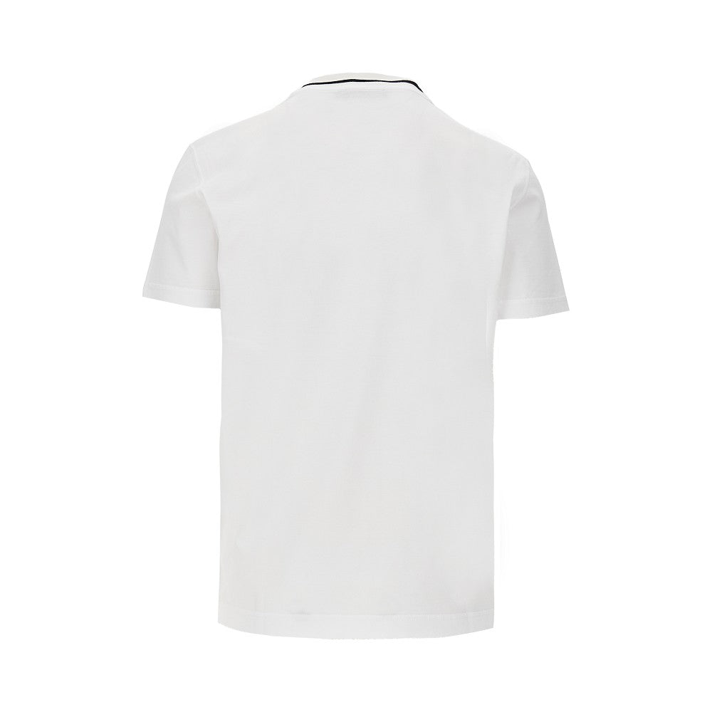 DOLCE&GABBANA T-shirt with pocket and logo patch