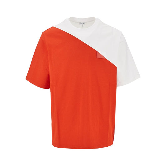 LOEWE Cotton T-shirt with logo patch