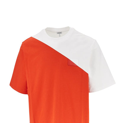LOEWE Cotton T-shirt with logo patch