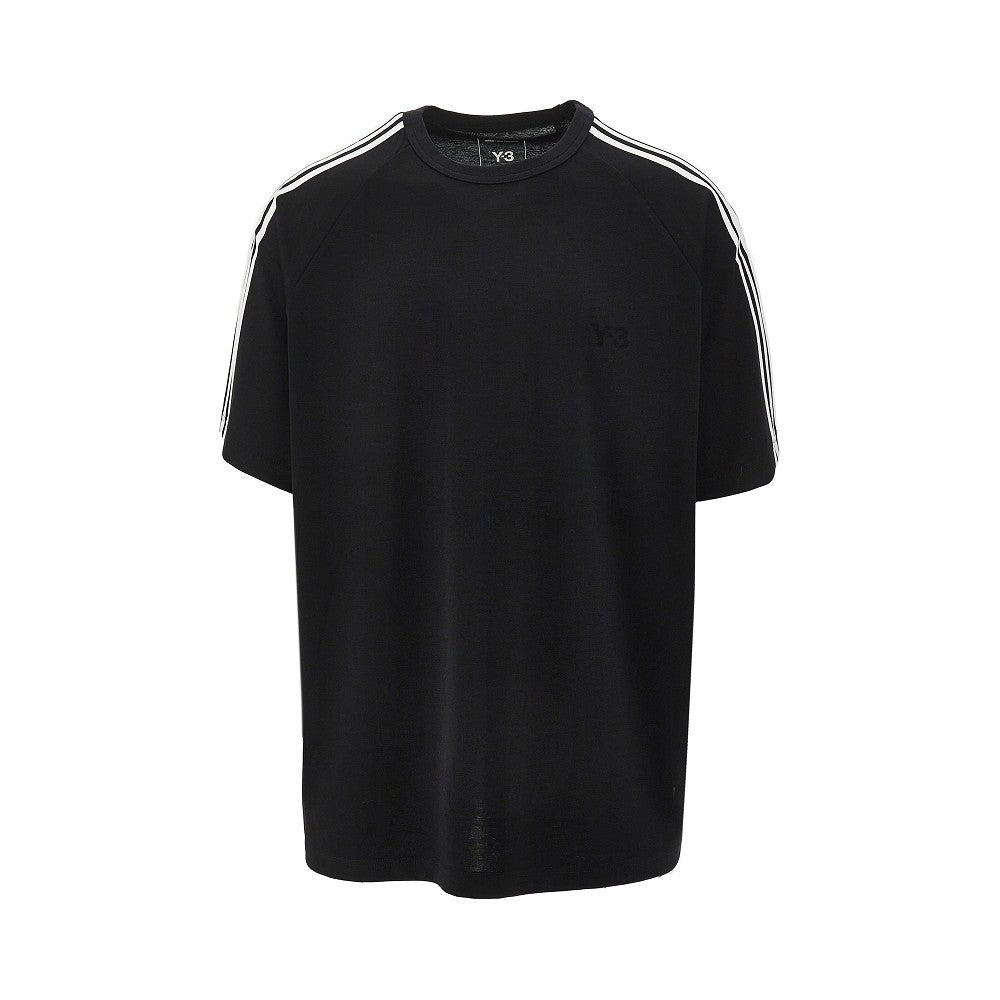Y3 Wool-blend jersey T-shirt