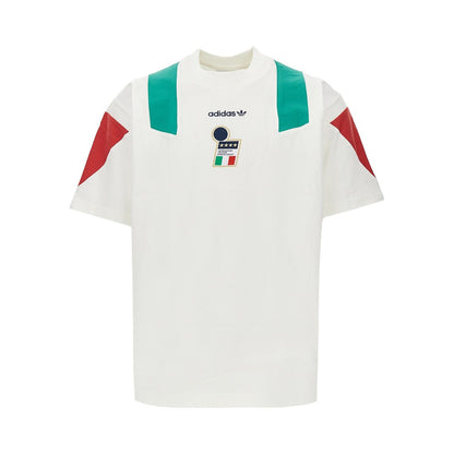 ADIDAS ORIGINALS Cotton jersey 'FIGC EQT' T-shirt
