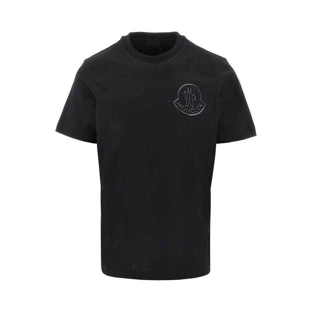 MONCLER Rubberized logo T-shirt