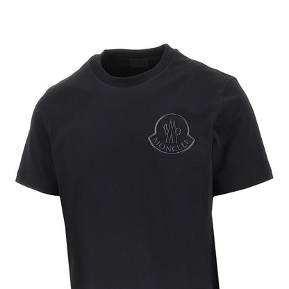 MONCLER Rubberized logo T-shirt