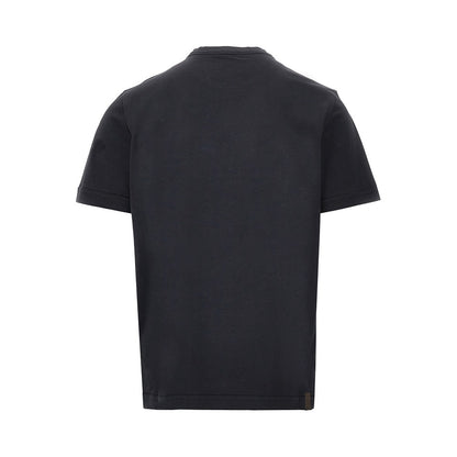 MONCLER Cotton jersey T-shirt with logo patch