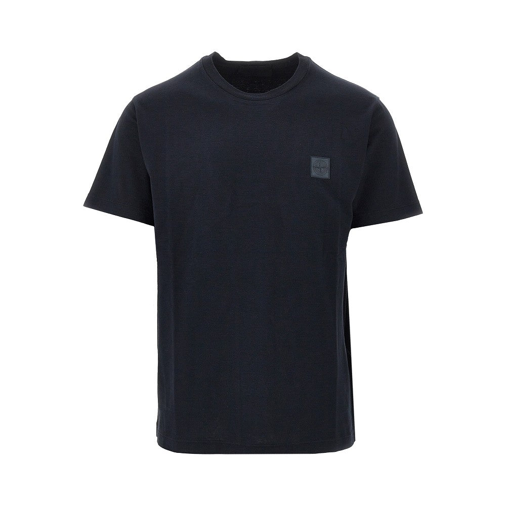 STONE ISLAND Logo patch organic cotton T-shirt