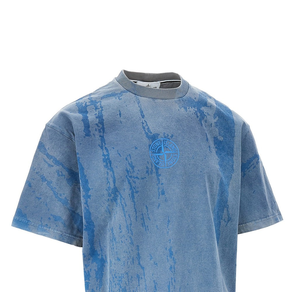 Stone Island Laser Colour Garment Dyed jersey T-shirt